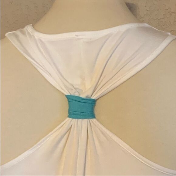 Anchor Racerback Tank M Nautical White A53 - Picture 8 of 8